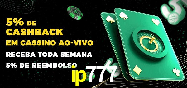 Promoções do cassino ao Vivo ip777